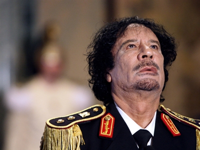 Nhà lãnh đạo Libya Gaddafi.